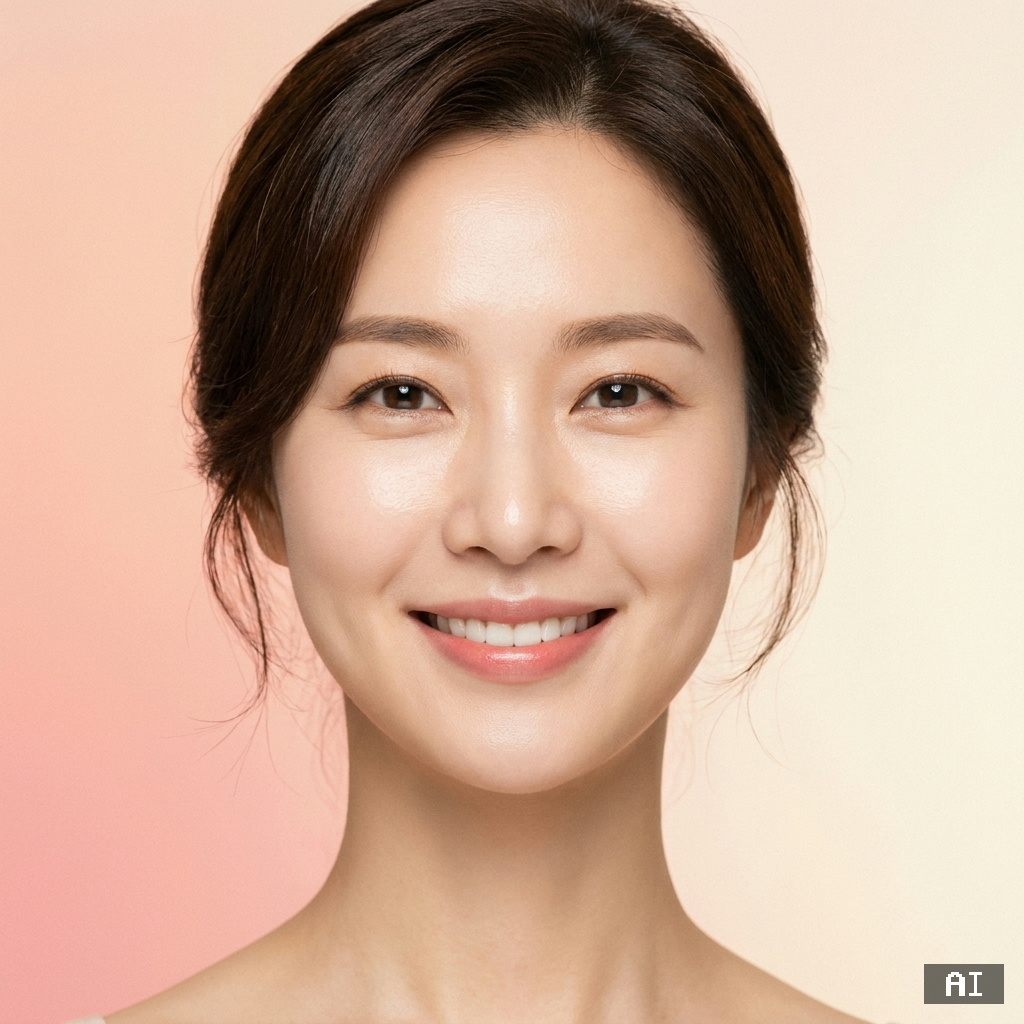 고운 파스텔 초상 (동안 리터칭)