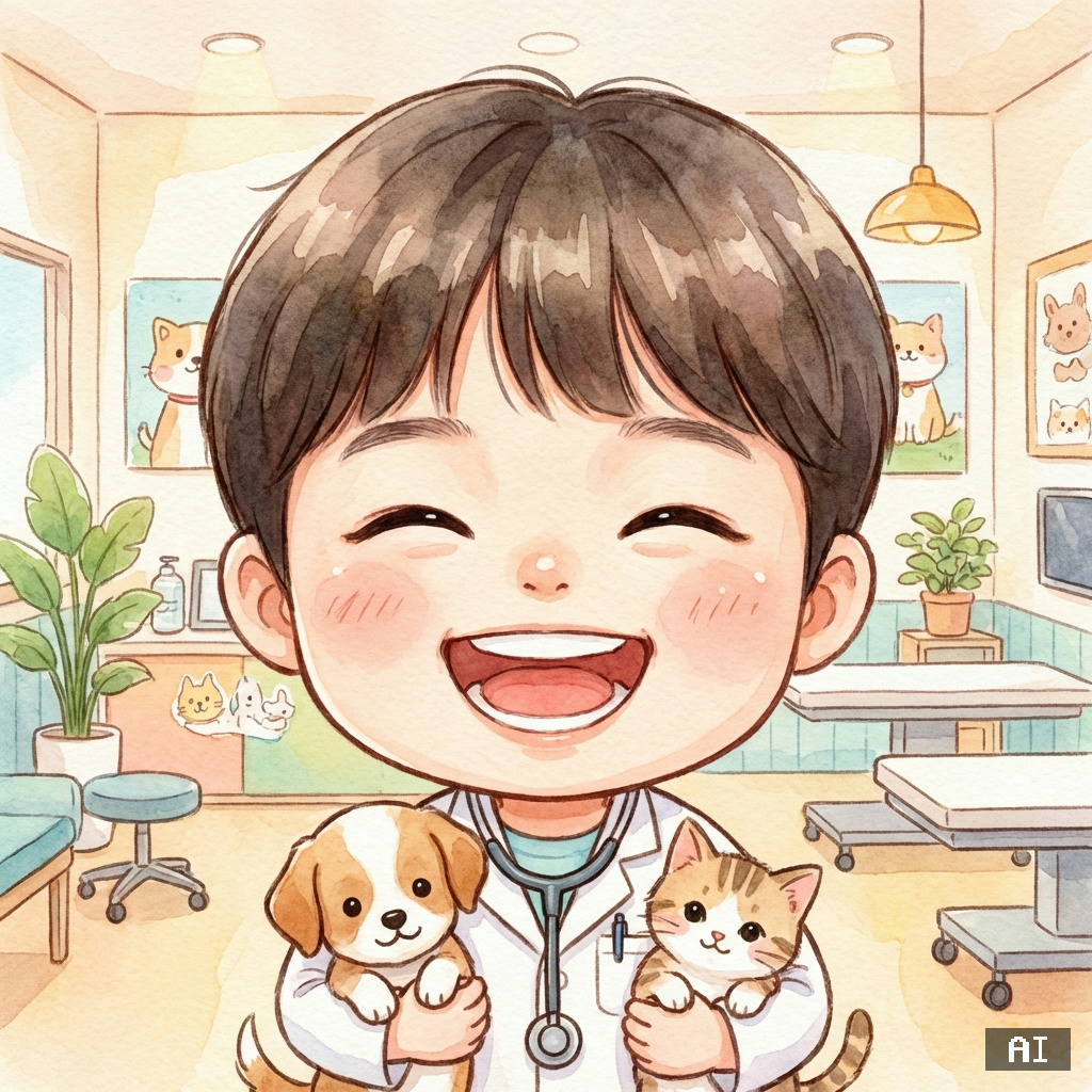 수의사 (수채화) (캐리커처)