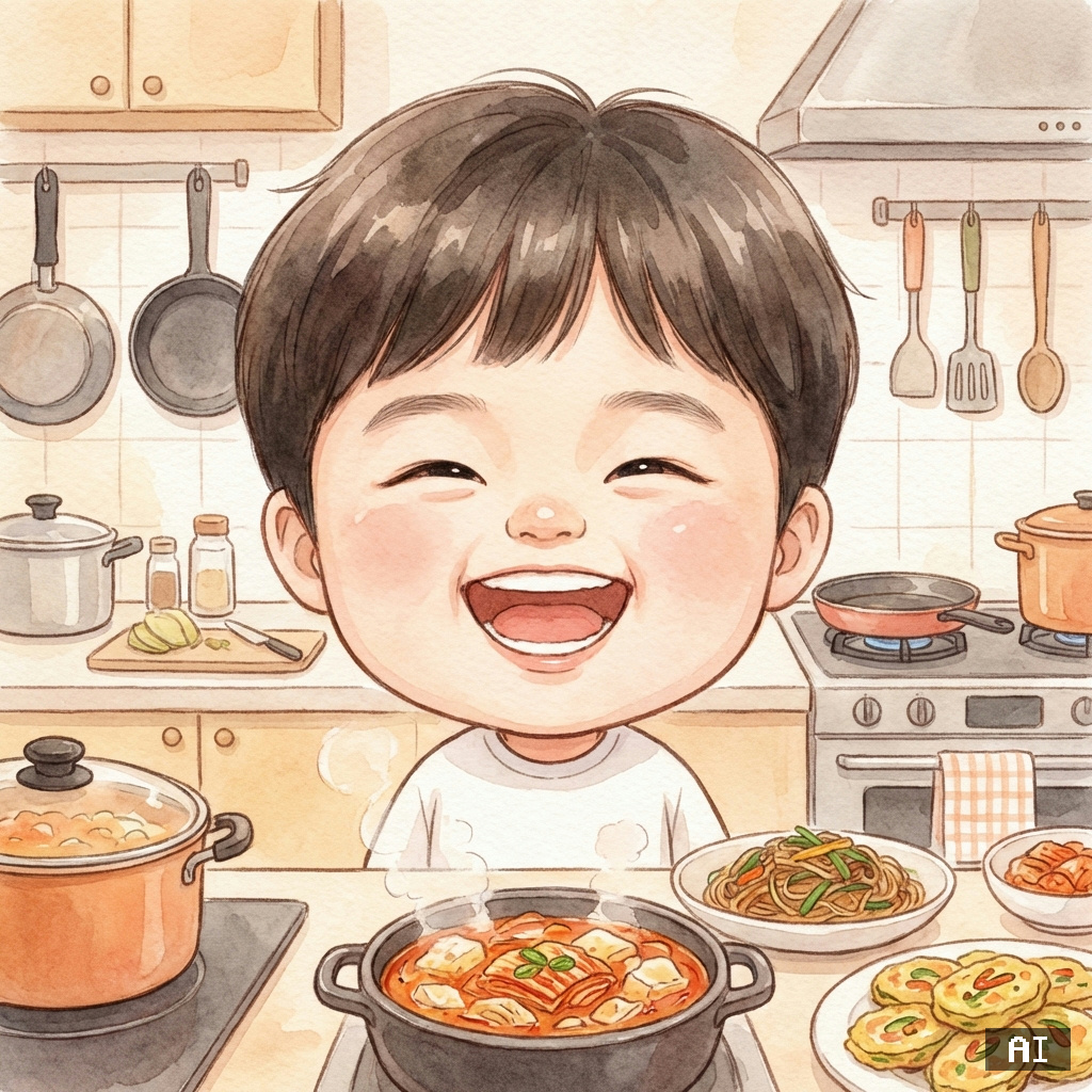 요리사 (수채화) (캐리커처)