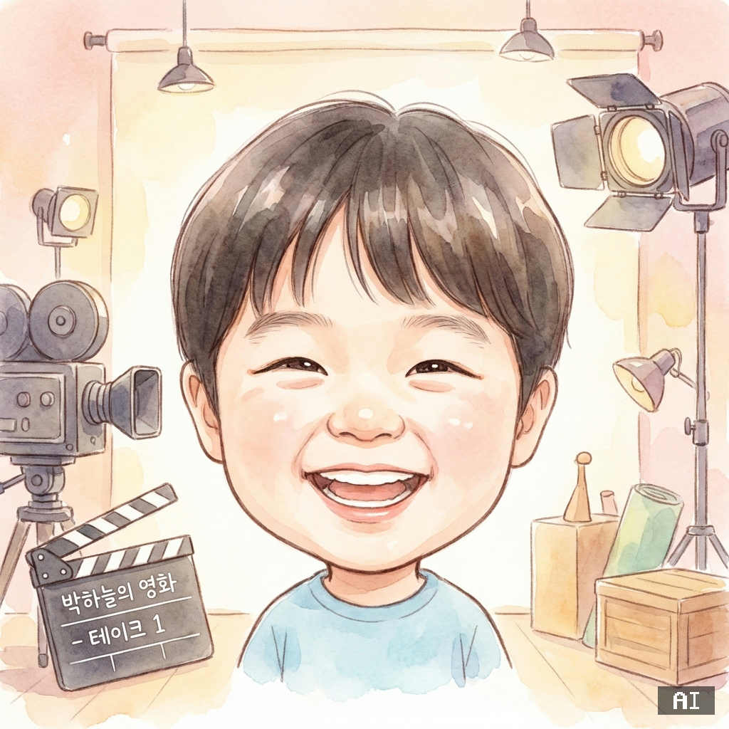 배우 (수채화) (캐리커처)