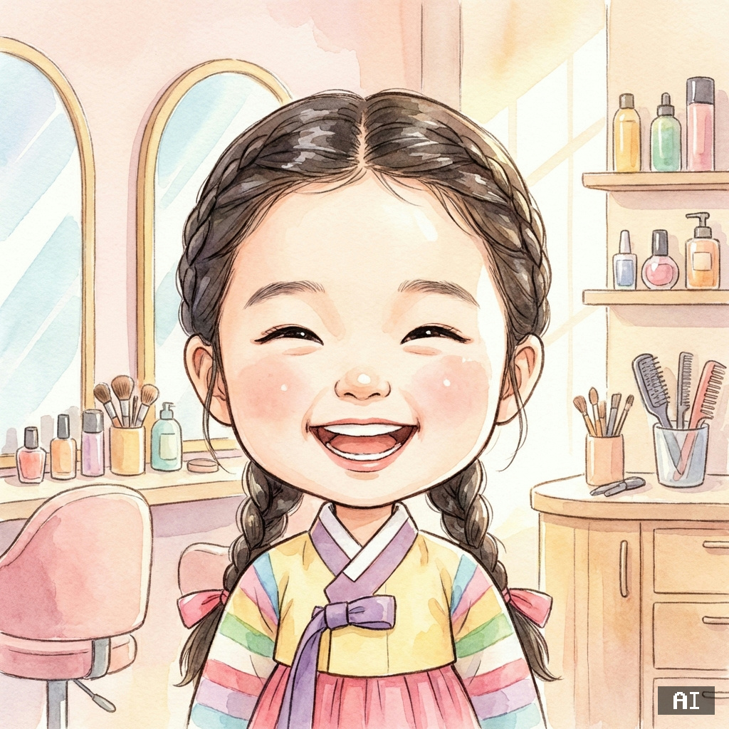 뷰티디자이너 (수채화) (캐리커처)