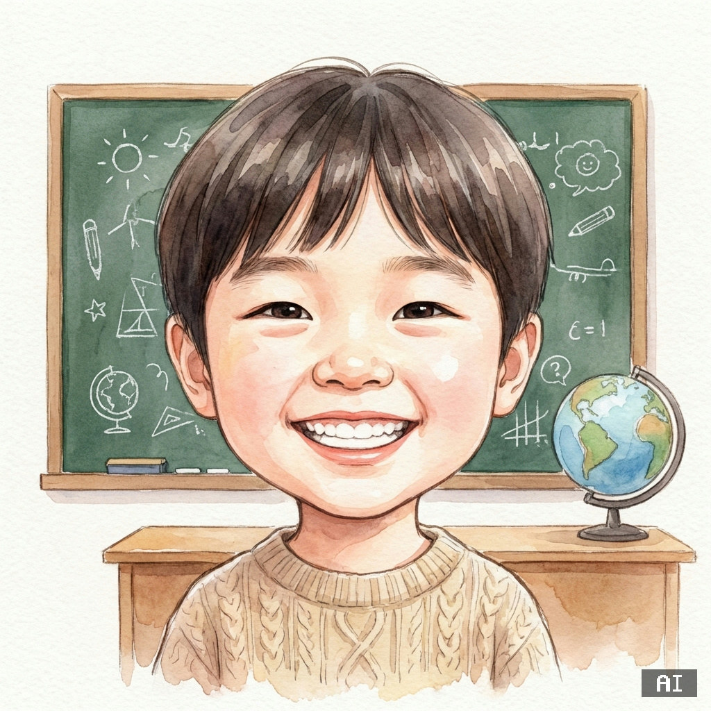 선생님 (수채화) (캐리커처)