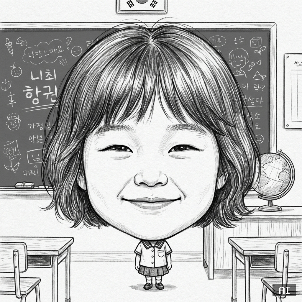 선생님 (스케치) (캐리커처)