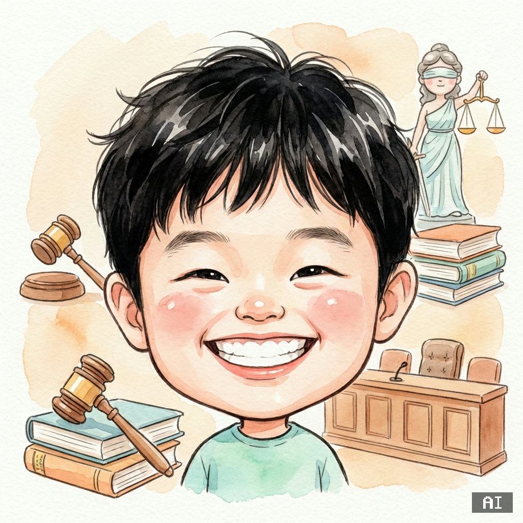법률전문가 (수채화) (캐리커처)