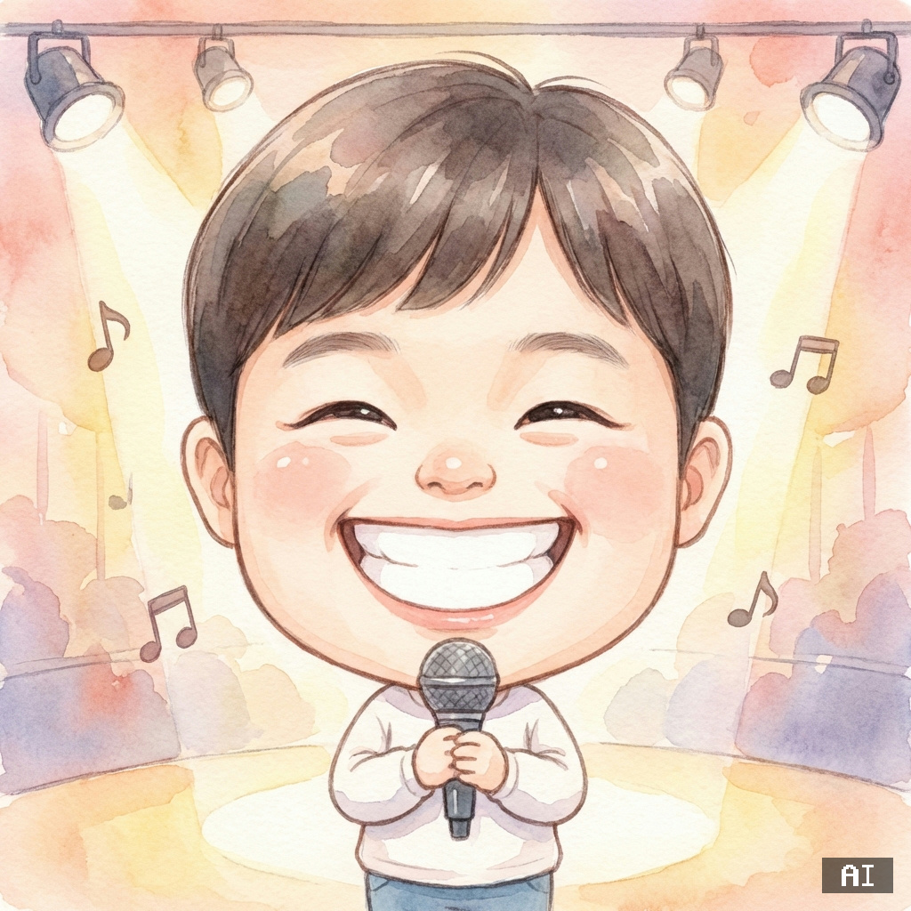 가수 (수채화) (캐리커처)