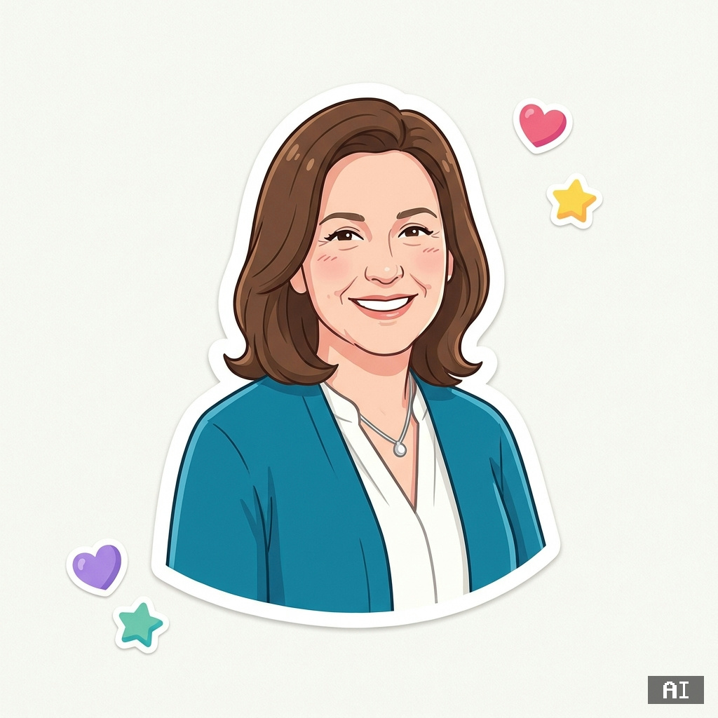 컬러 스티커 (캐리커처)