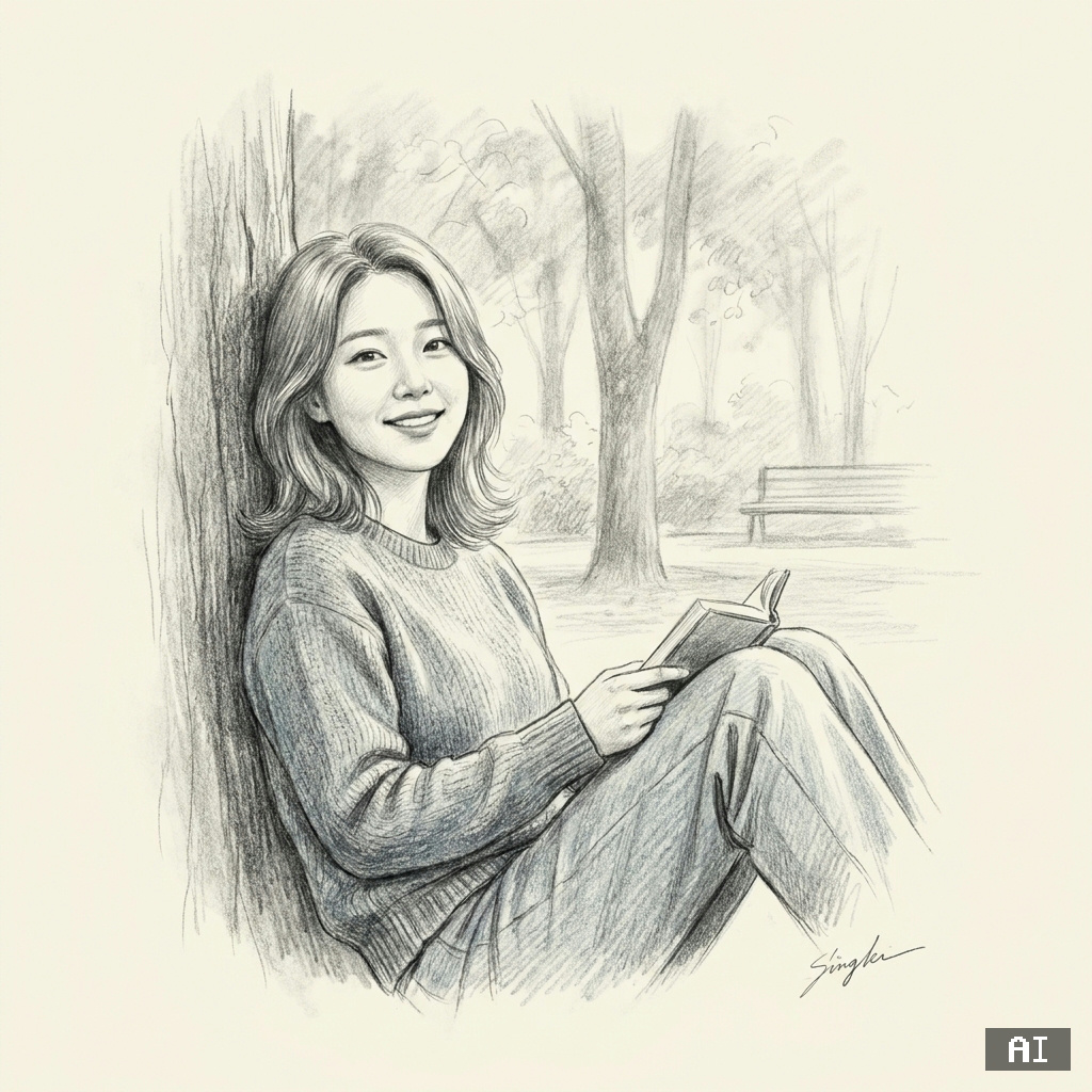 전체 연필 스케치 (캐리커처)