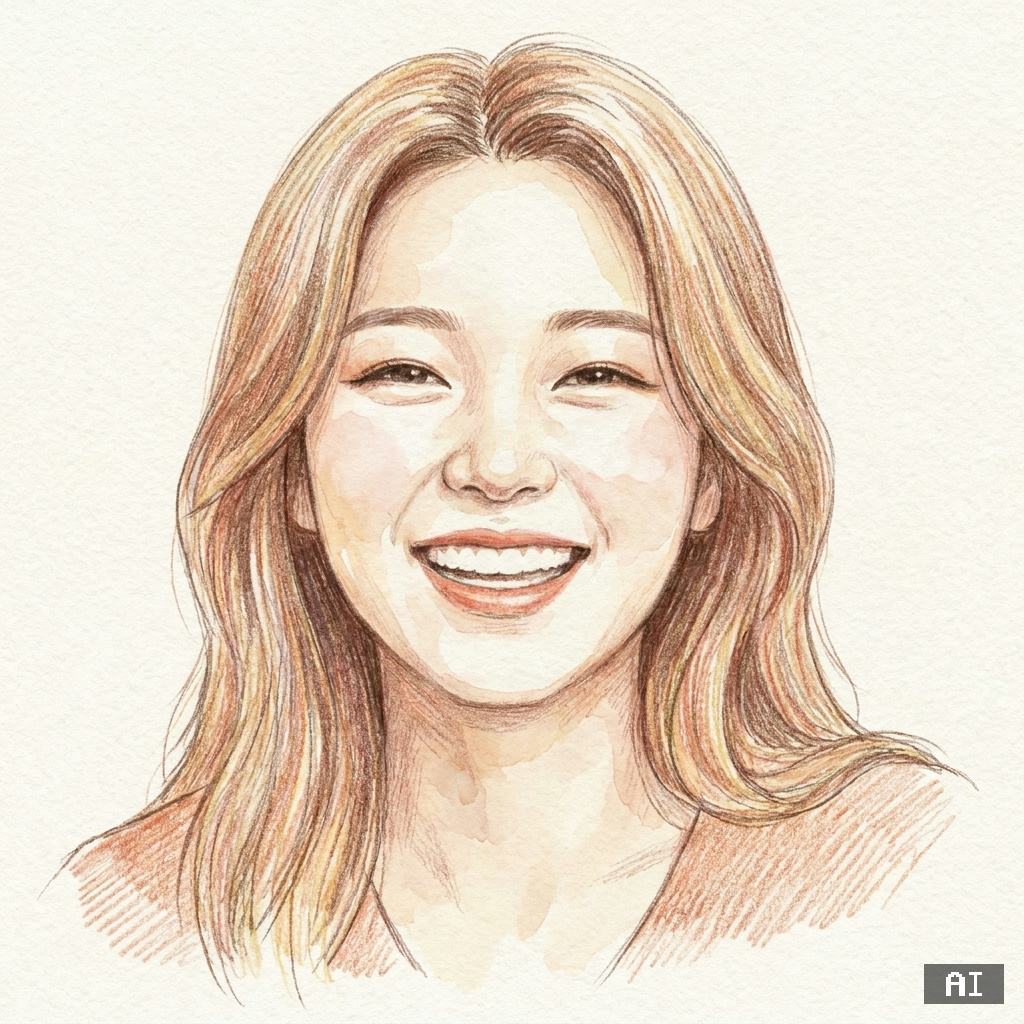색연필 스케치 (캐리커처)